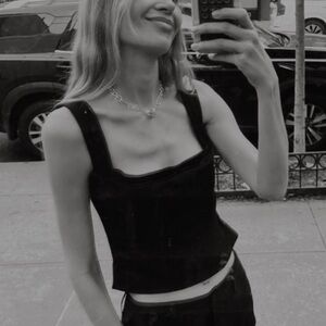 Miaou Black Imogen Top